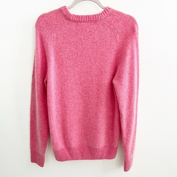 H&M Sweaters - H&M Pink Sweater Medium Crew Neck Long Sleeve Ribbed Hem bubble pink NWOT